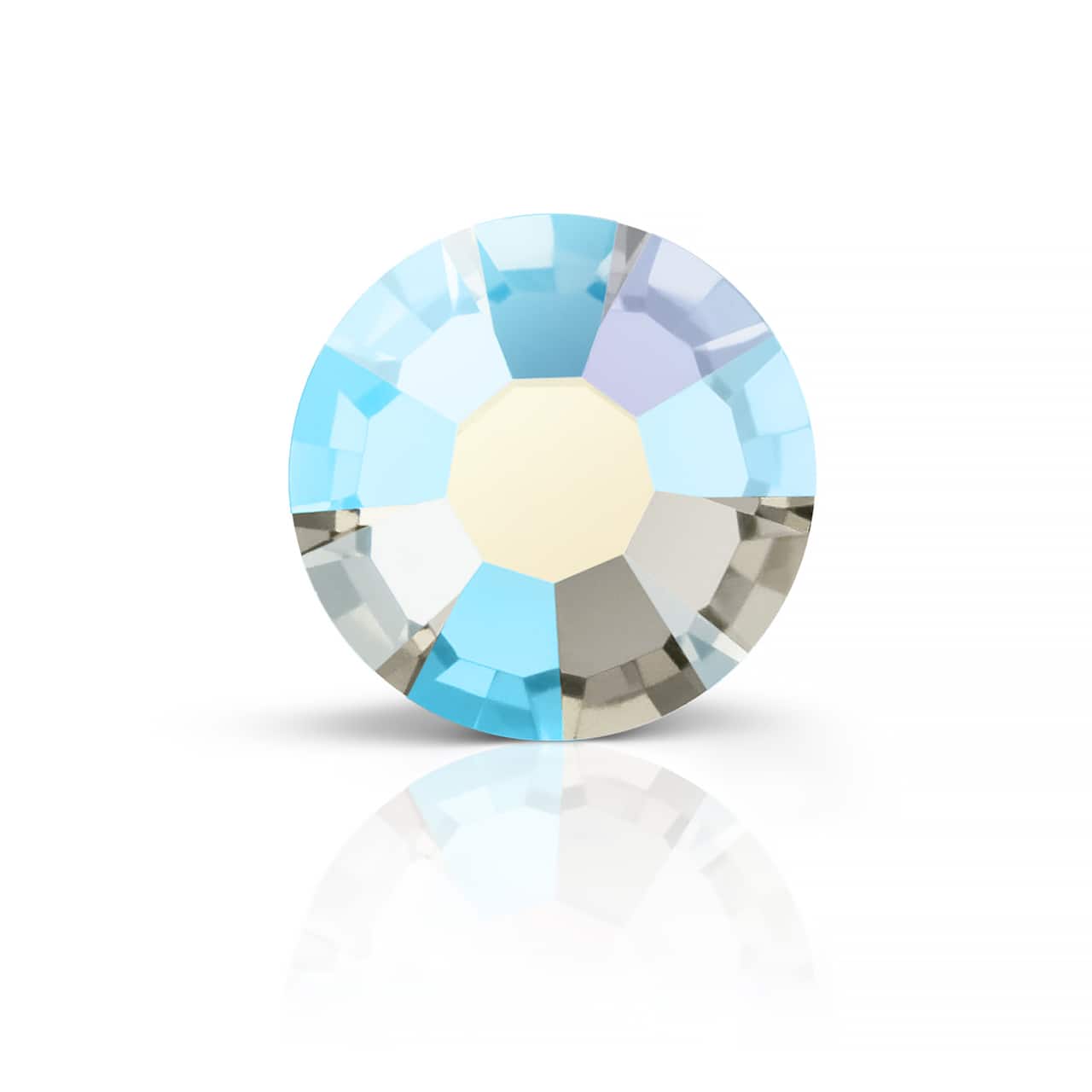 Preciosa MAXIMA SS16 Aurora Borealis Flatback Czech Crystals, 144ct.